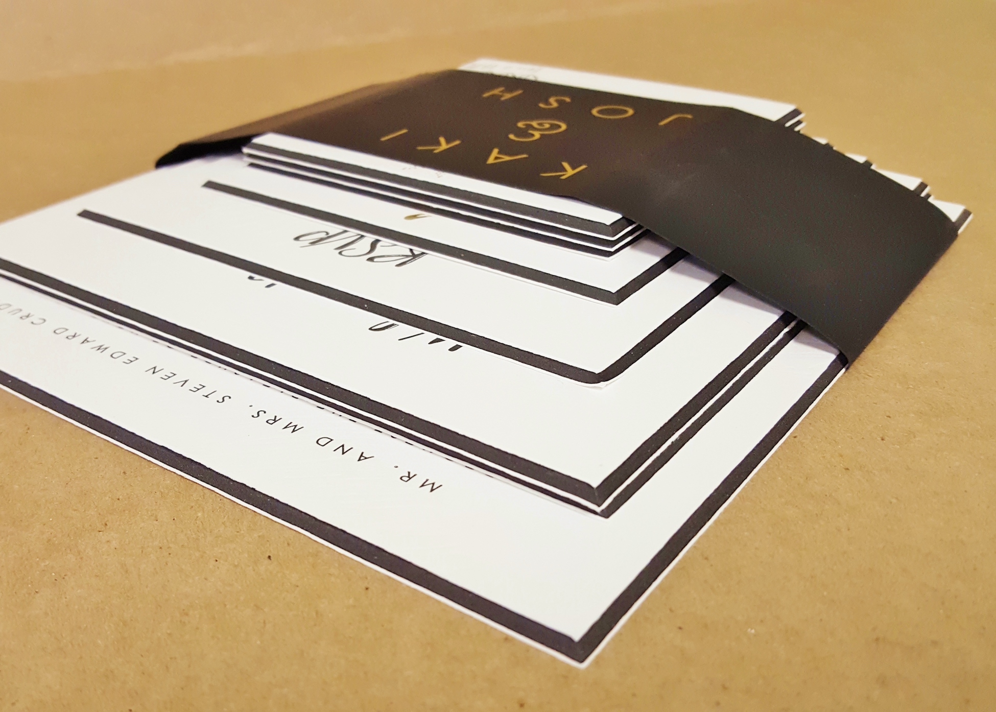 brown layering paper