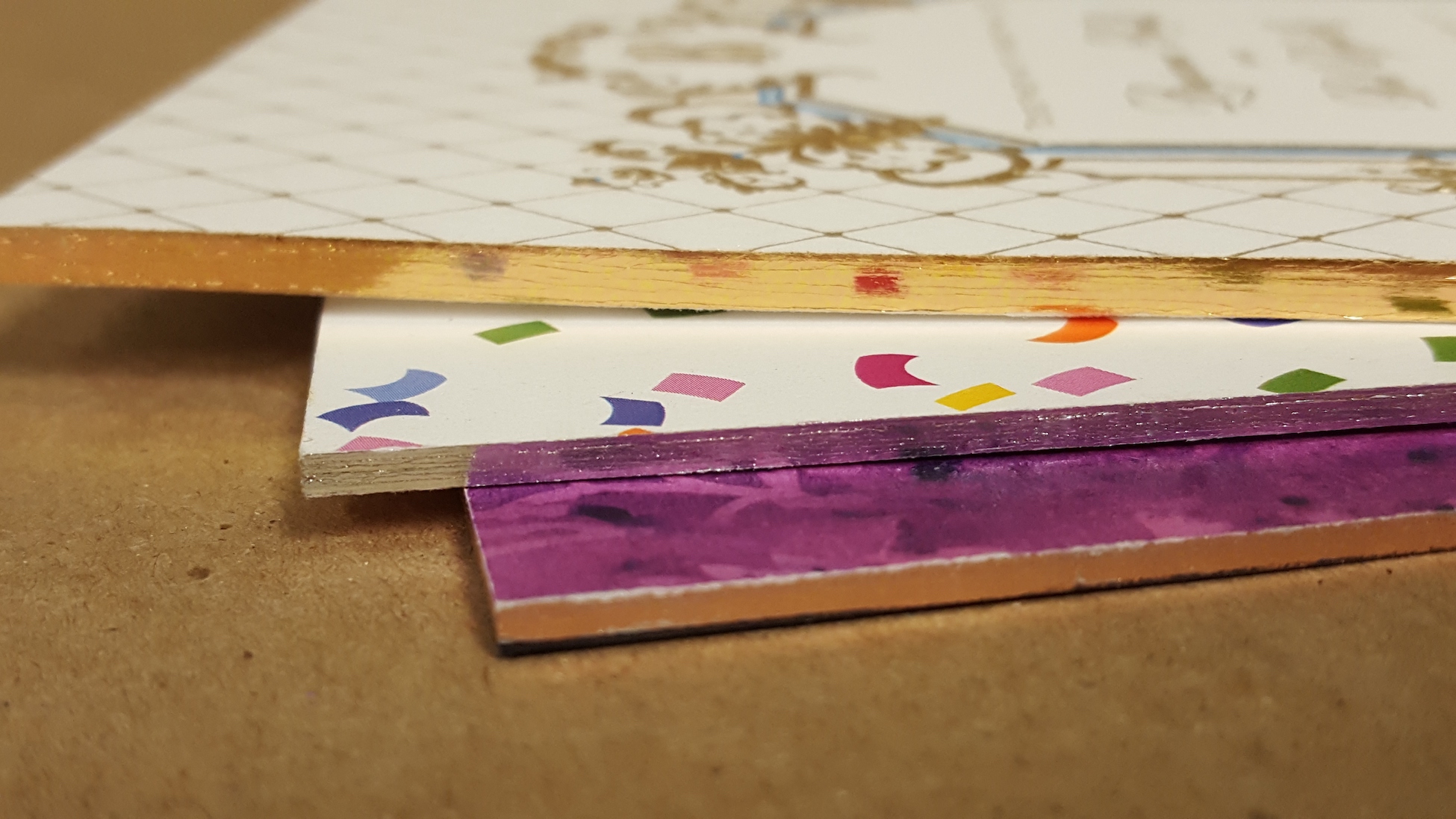 colored foil gilding