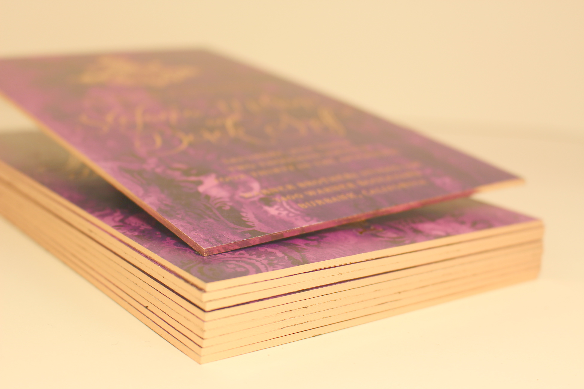 gilding edge in foil